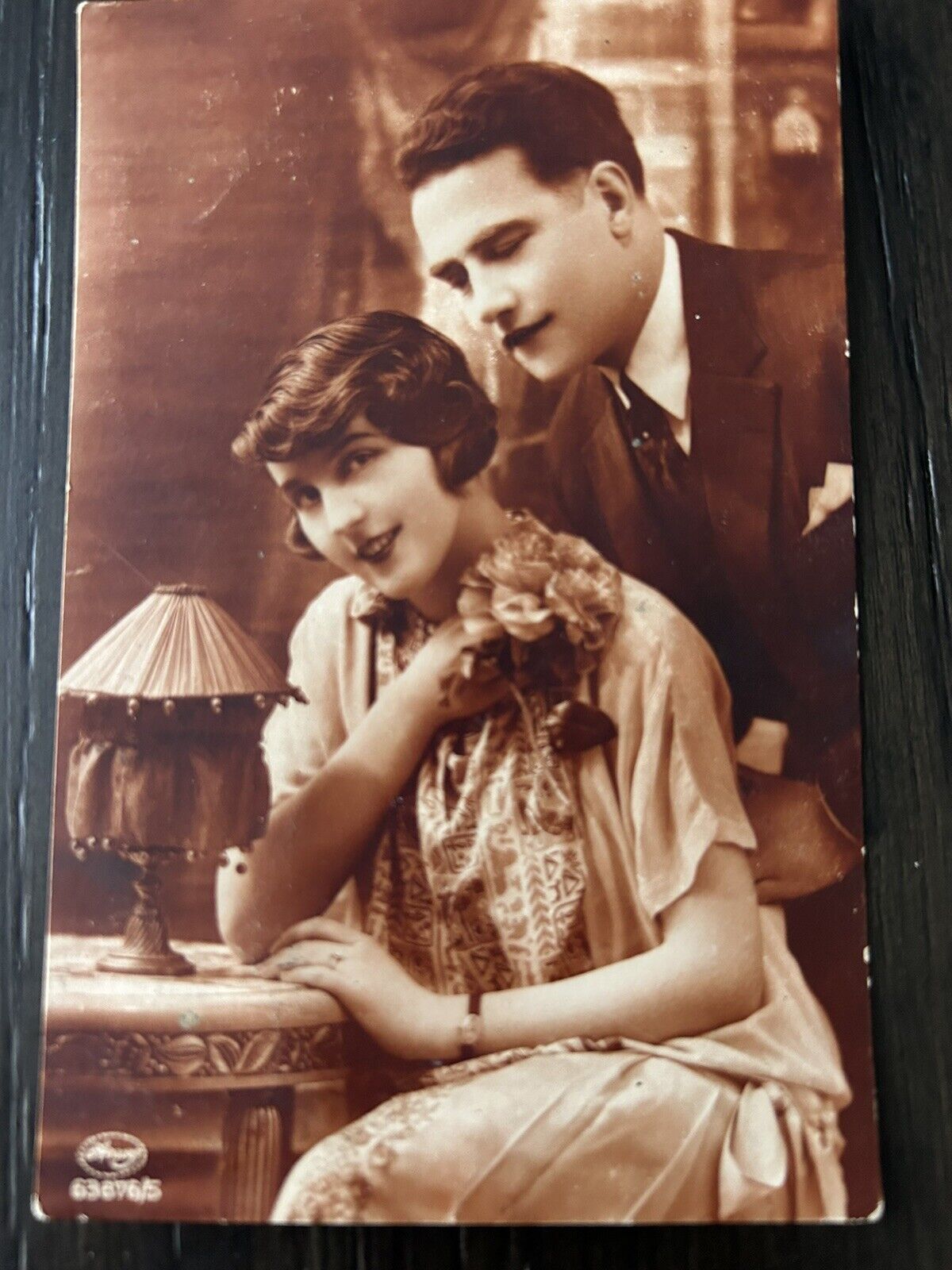 Latvia 1928 Postcard - Romance 