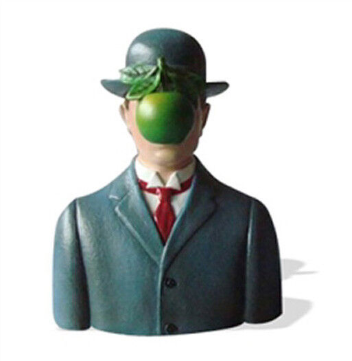 Son of Man Wearing Bowler Hat by Magritte MAG 01-1 Surreal Art Sculpture