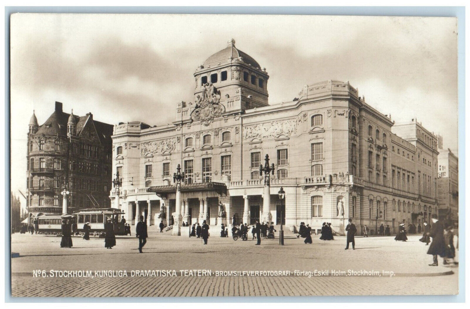 c1940\'s Royal Dramatic Theatre Stockholm Sweden Unposted RPPC Photo Postcard