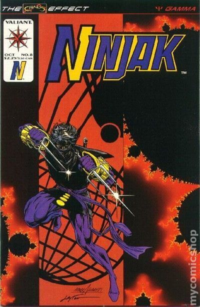 Ninjak #8 VF 1994 Stock Image