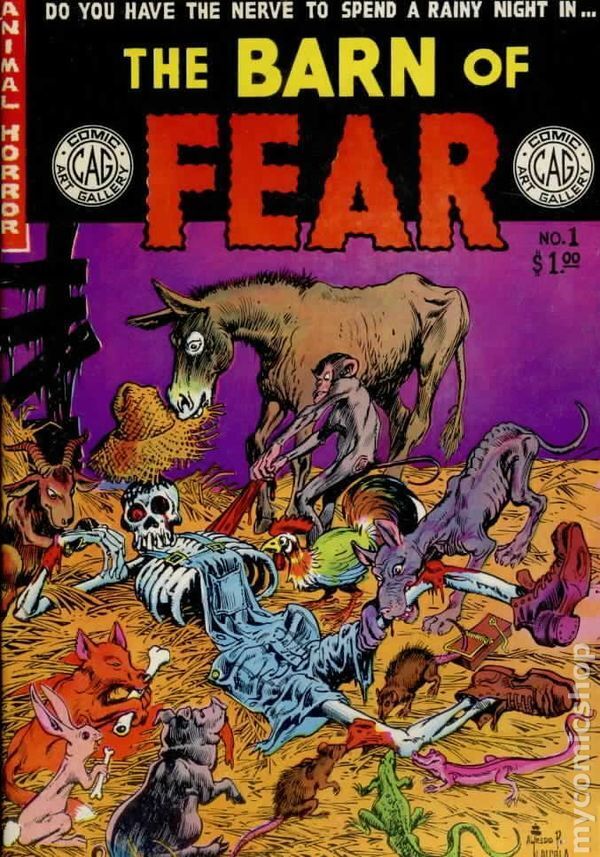 Barn of Fear #1 FN 1977 Stock Image