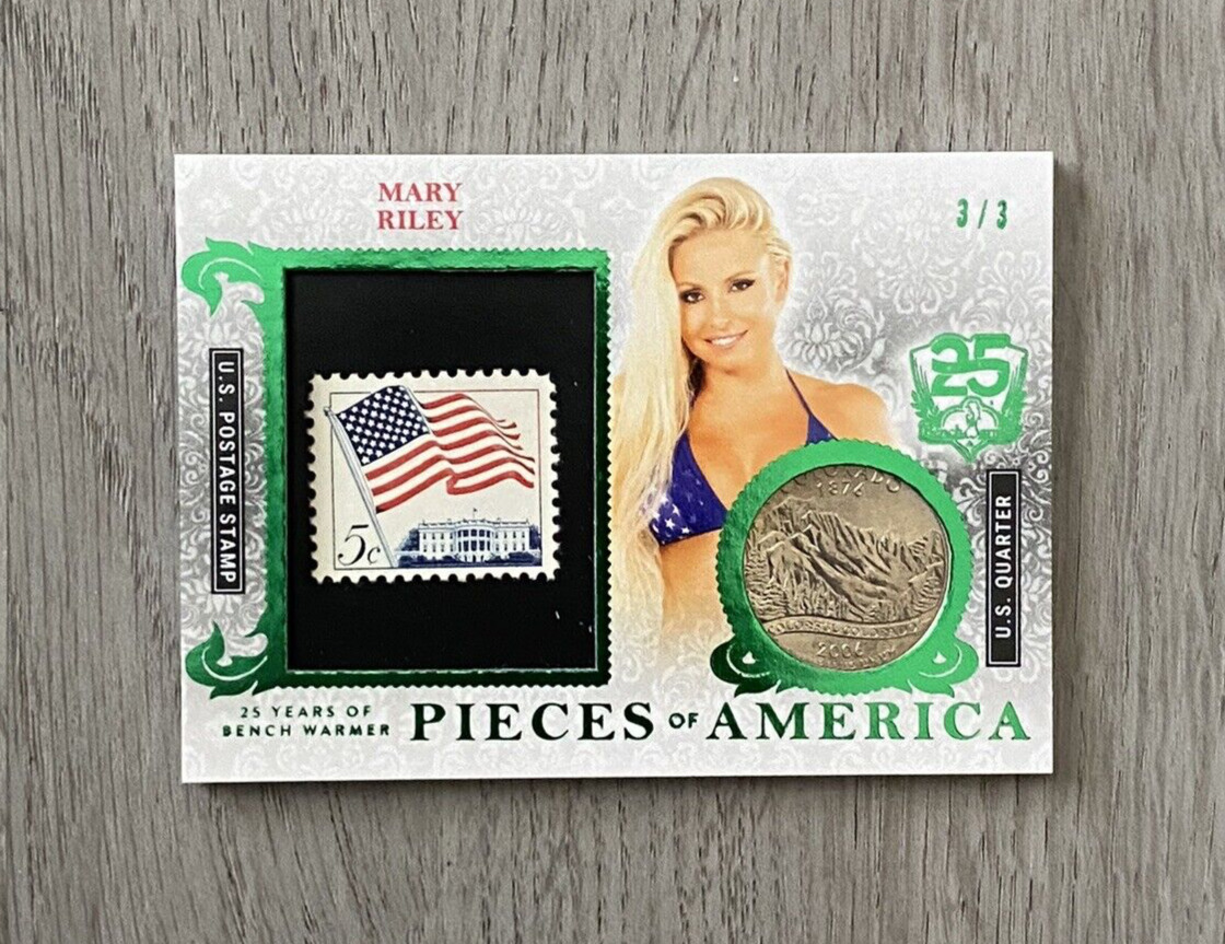 2019 Bench Warmer Pieces of America Coin & Stamp | Mary Riley | 3/3