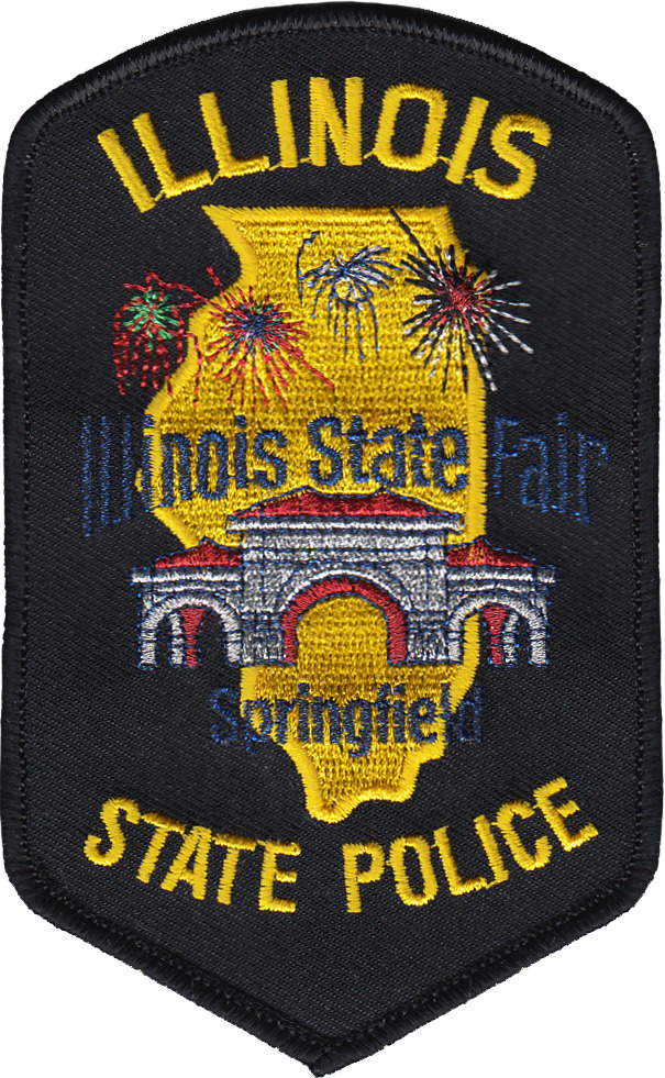 ILLINOIS STATE POLICE SHOULDER PATCH: Illinois State Fair