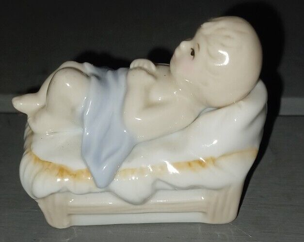 1986 Enesco Porcelain Nativity Baby Jesus