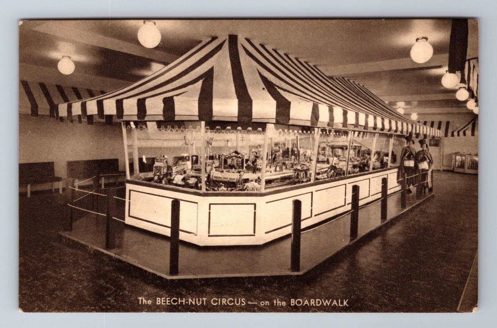 Atlantic City NJ-New Jersey, The Beech Nut Circus, Antique, Vintage Postcard