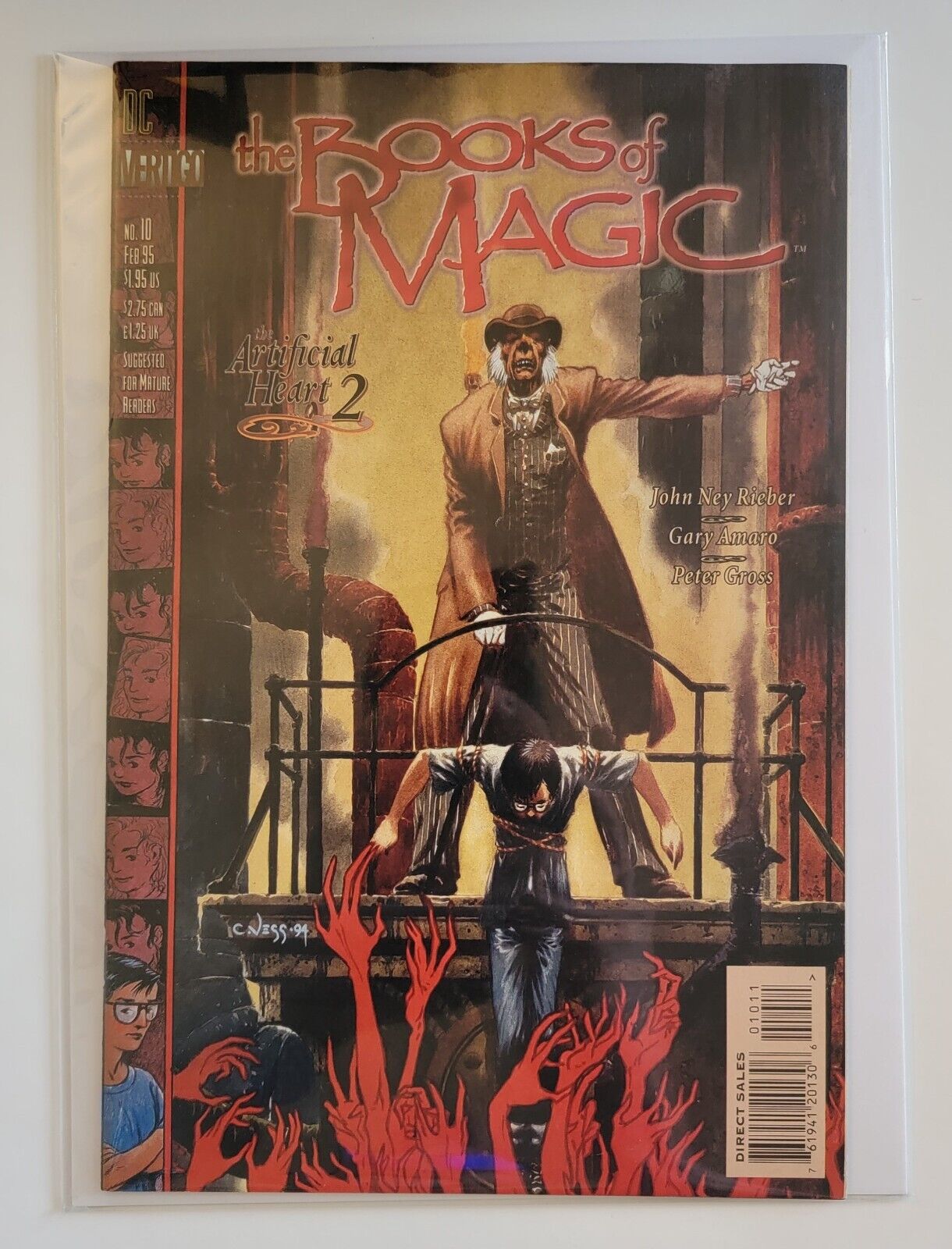 The Book of Magic DC Vertigo Comics #10 Feb 1995 Bagged and Boarded