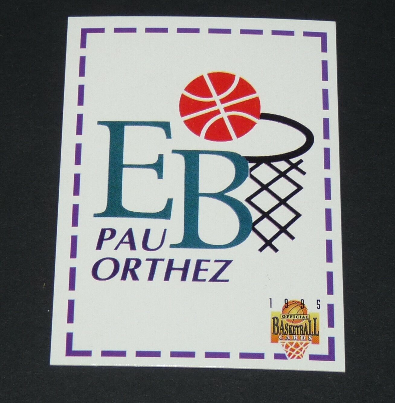 1995 EB PAU ORTHEZ BASKETBALL FRANCE PANINI CARD