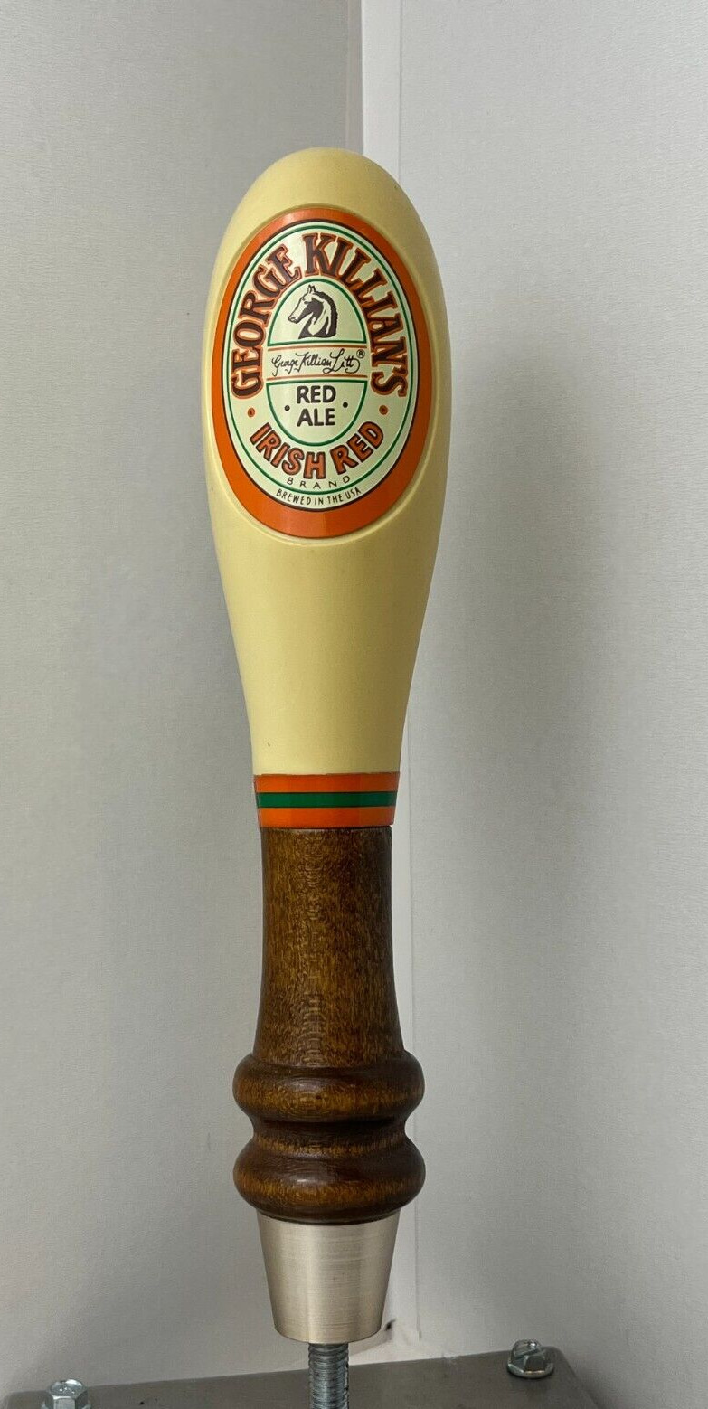 Vintage George Killian's Irish Red Ale Beer Tap Handle Baseball Bat Shape