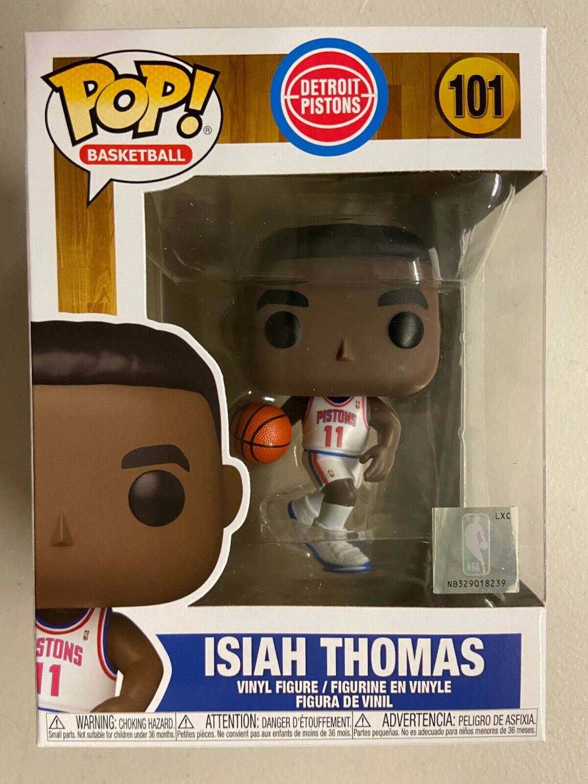 Funko POP NBA Basketball Detroit Pistons Isiah Thomas #101 Hardwood Classics