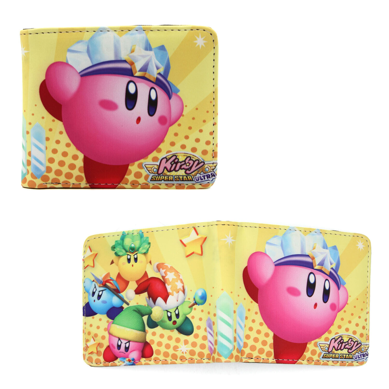 New Kirby Ice KIRBY BiFold Wallet Adventures Kabi Credit Card Billfold