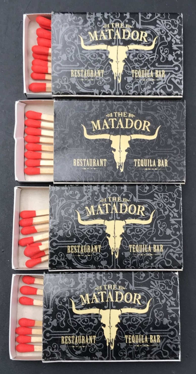 4 - The Matador Restaurant Tequila Bar Tacoma WA Washington Matchbook Matchbox