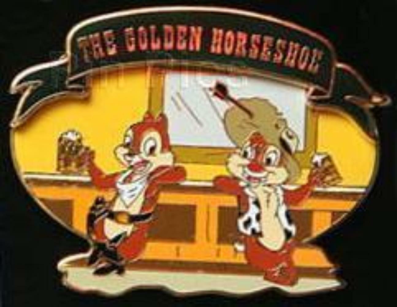 Disney Pin 70568 WDI Chip n\' Dale Dining The Golden Horseshoe Saloon Cast LE 300