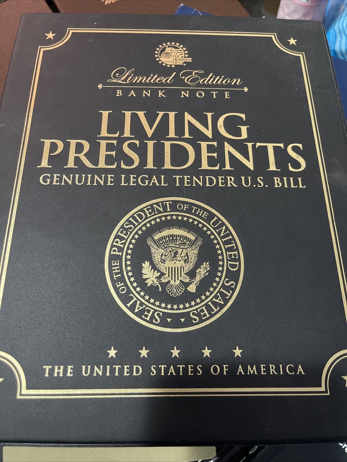 LIVING PRESIDENTS of the UNITED STATES Limited Edition Bank Note/Coin(US#00049)