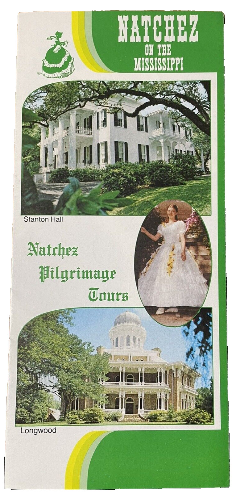 Natchez on the Mississippi Brochure Pilgrimage Tours Antebellum Longwood Stanton