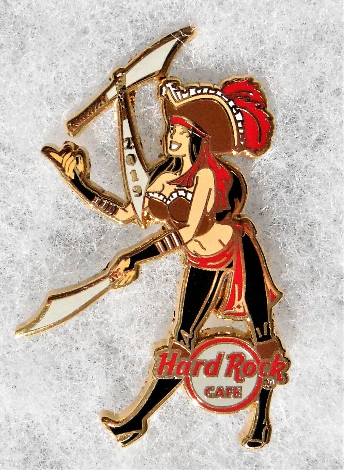 HARD ROCK CAFE ONLINE TWISTED CIRCUS KNIFE JUGGLER SEXY PIRATE GIRL PIN # 516100