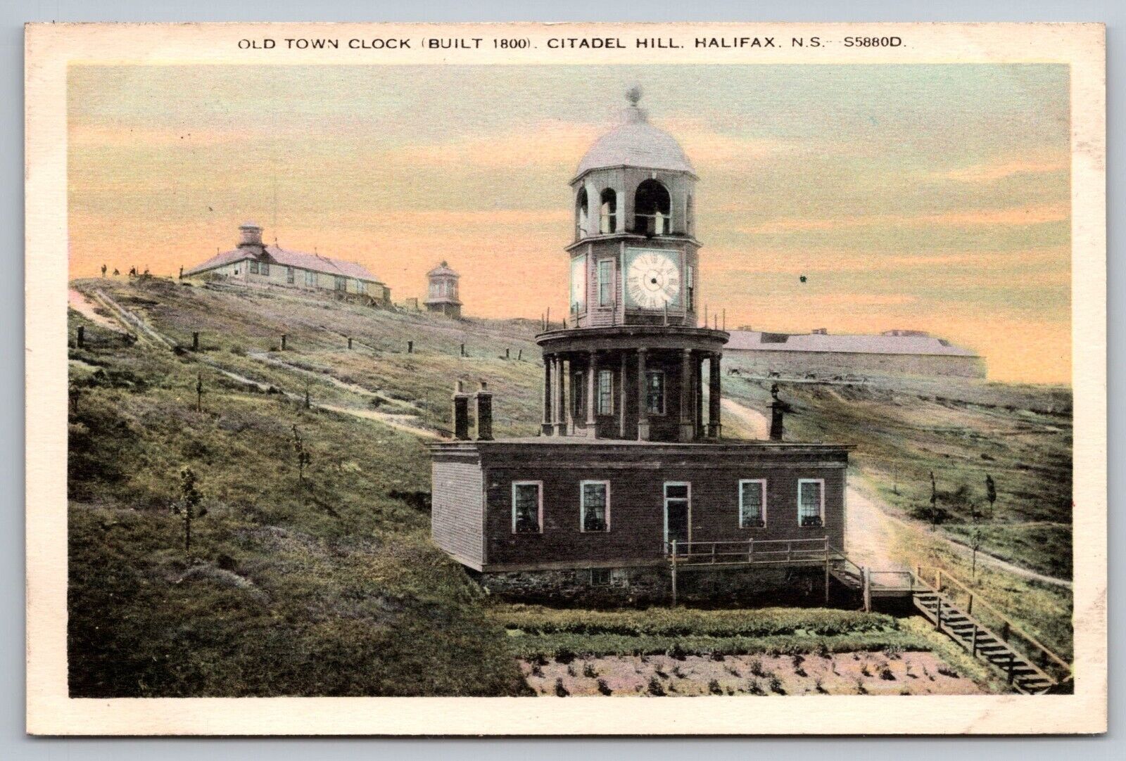 Old Town Clock. Halifax Nova Scotia Postcard
