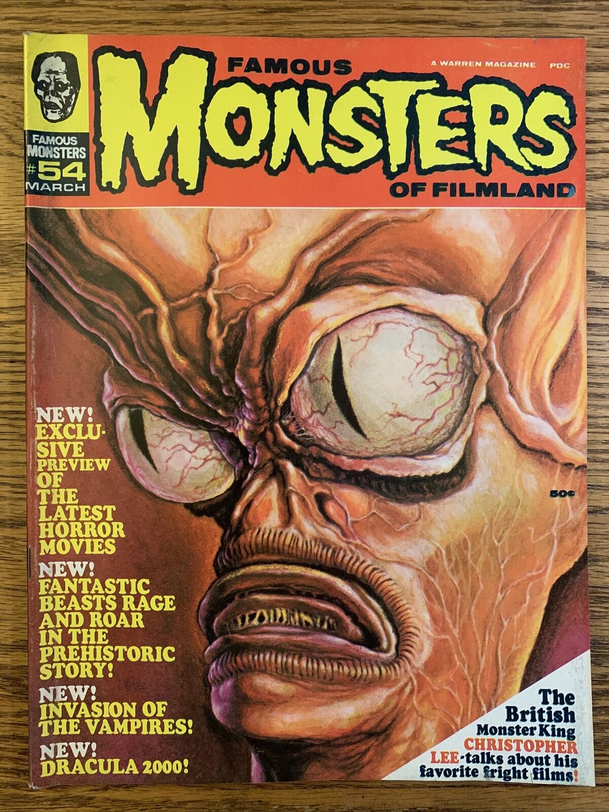 FAMOUS MONSTERS OF FILMLAND #54 FN/VF MARCH 1969