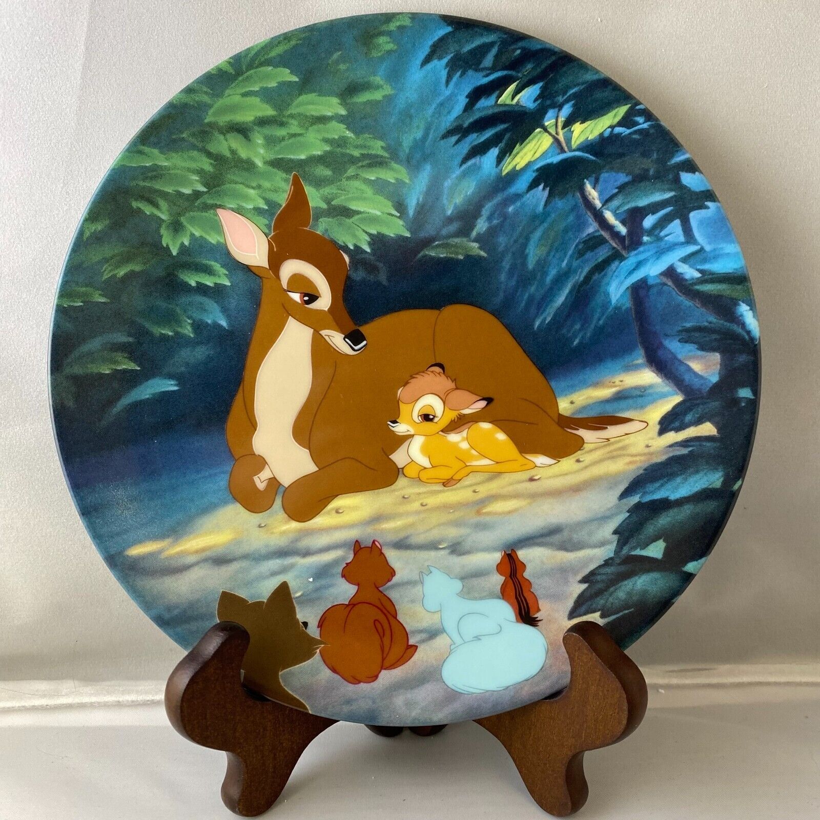 Knowles Disney Bambi Limited Edition Collectors Plate Hello, Little Prince 1992