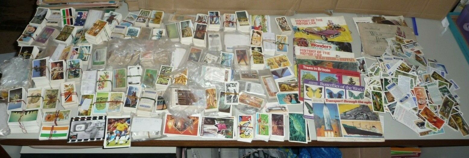 Tea cards MASSIVE JOB LOT 1000's and 1000's  many sets & spares 4.6 kg weight W
