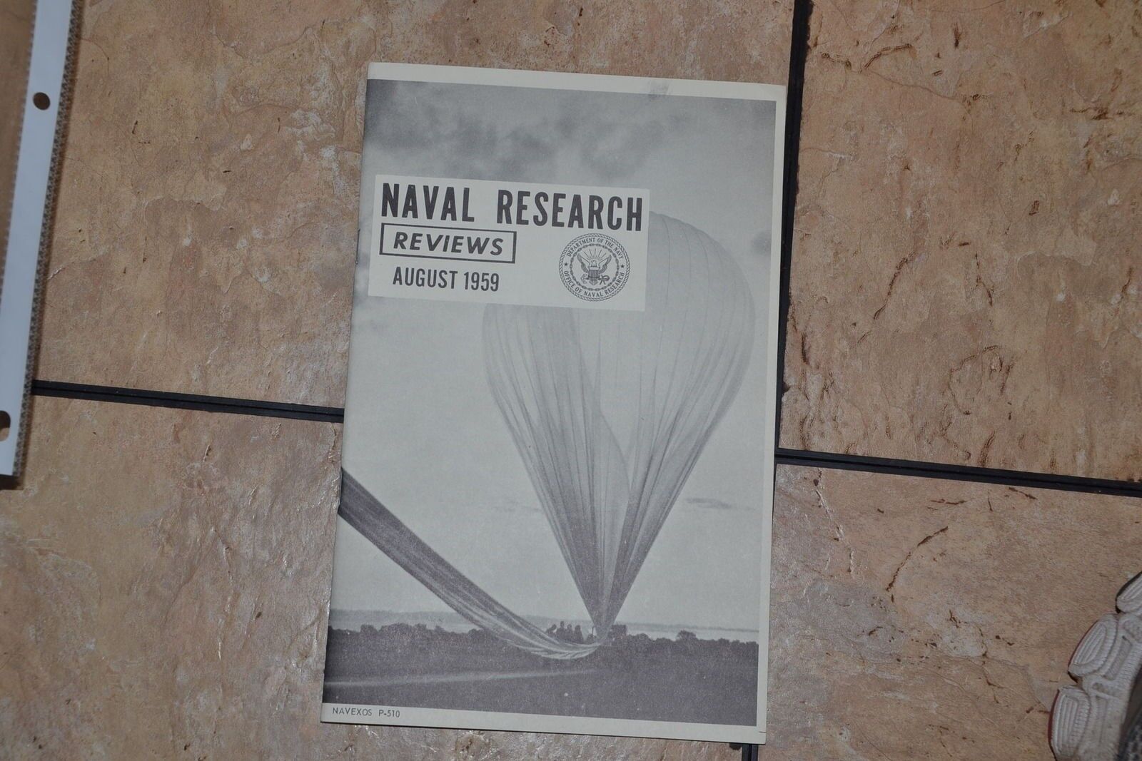 Naval Research Review August 1959 Navy
