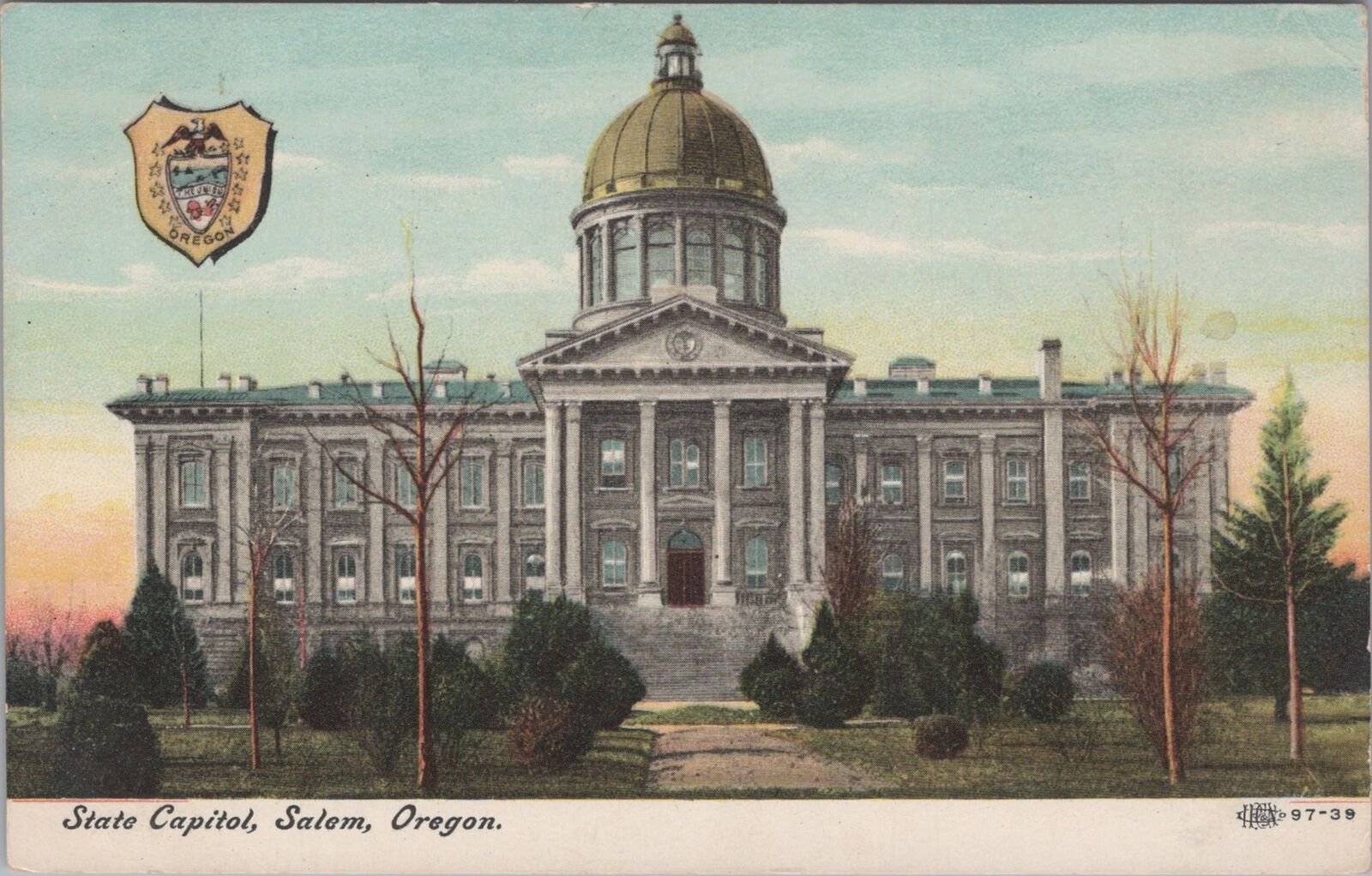 State Capitol Salem Oregon Postcard