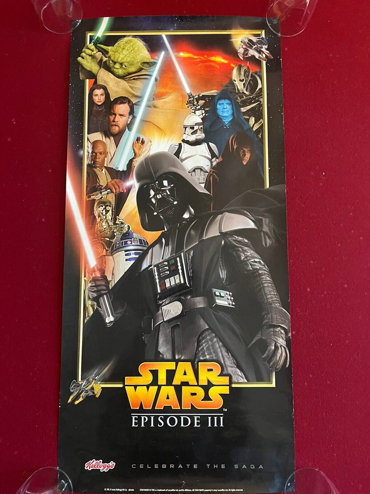 Star Wars Episode 3 Kellogs 2005 Promotional 15x32 Poster