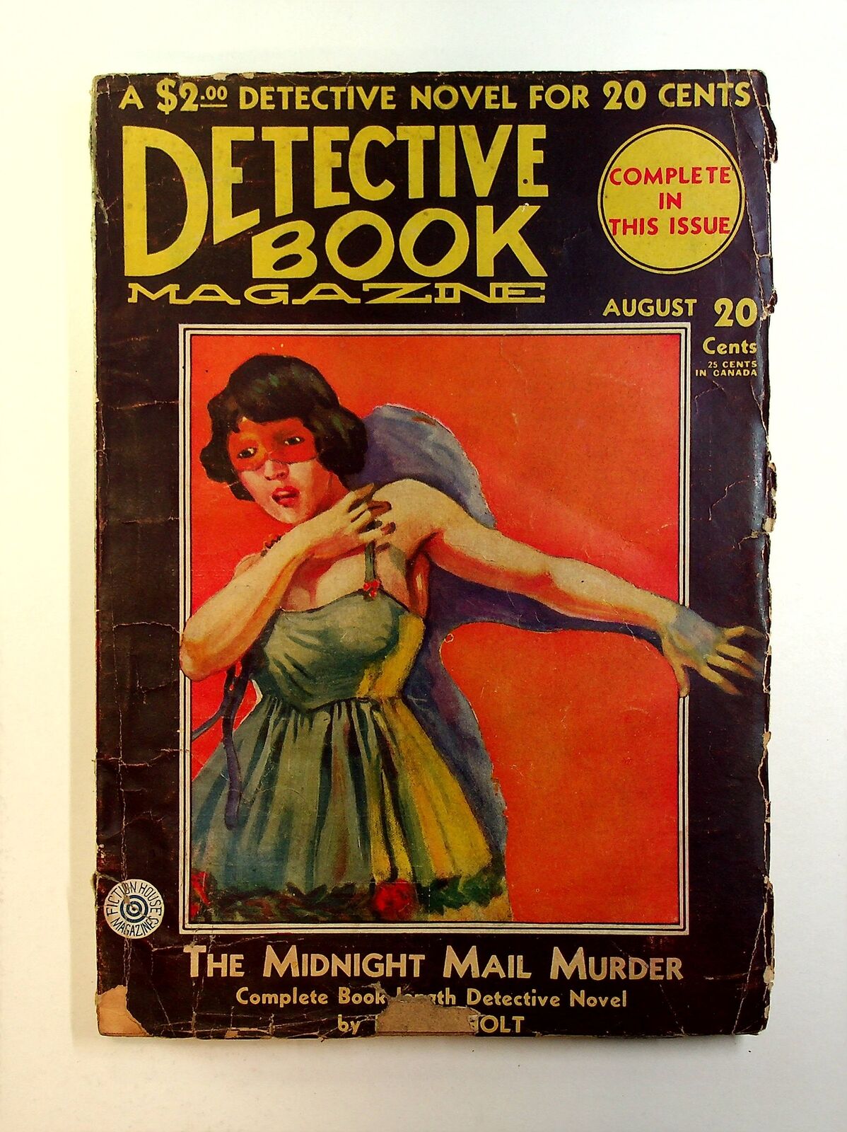 Detective Book Magazine Pulp Aug 1931 Vol. 2 #5 GD