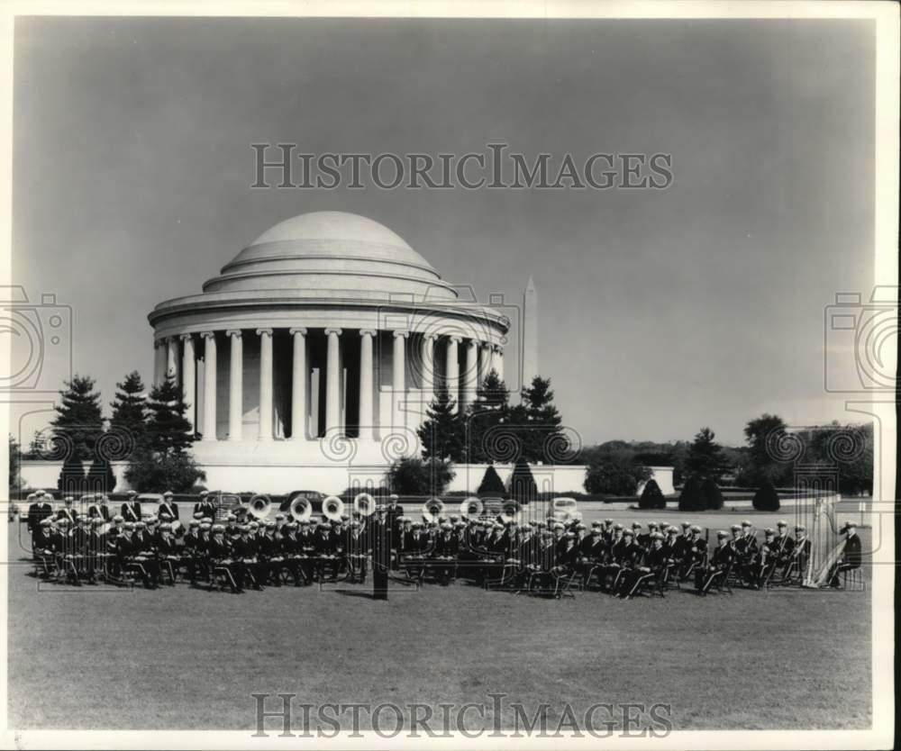 1950 Press Photo United States Navy Band - pim01084
