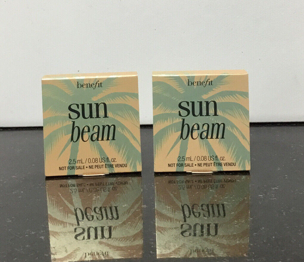 Lot Of 2 benefit | SUN BEAM | Mini | 0.08 FL Oz | New In Box