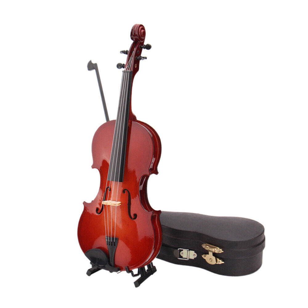 1PC Violin Figurines Mini Musical Instruments Ornament Rhyme Developmental Toys