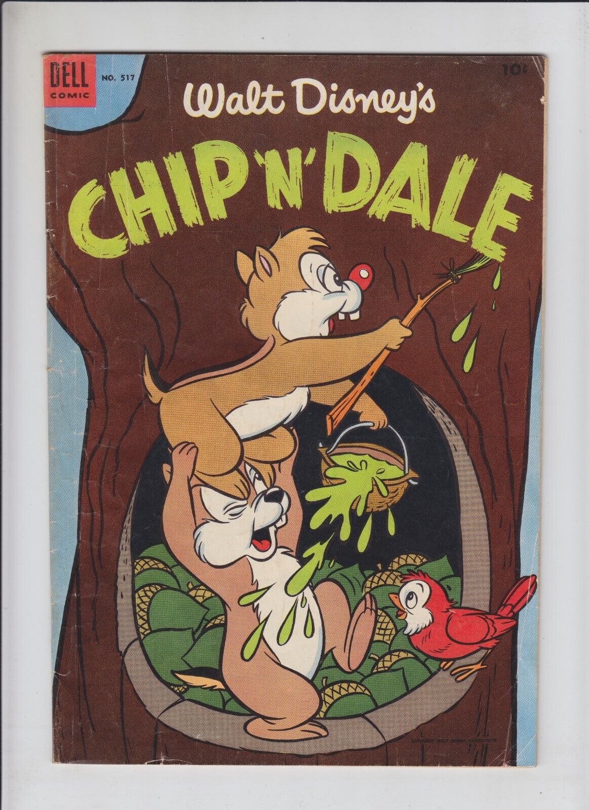 Four Color Comics (2nd Series) #517 VG; Dell | Chip N Dale - November 1953