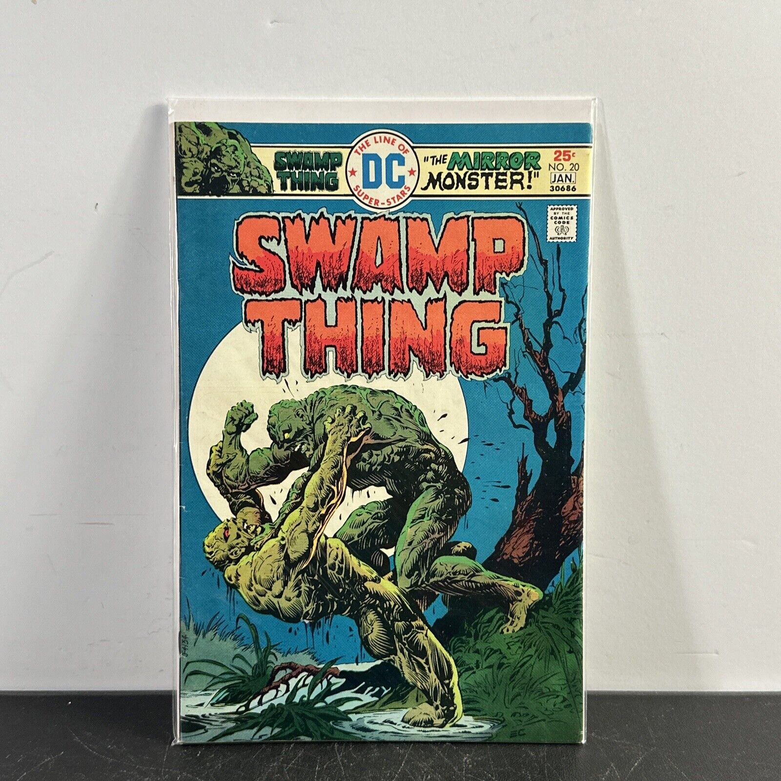 DC Comics SWAMP THING #19 OCT 1975 A Second Time To Die