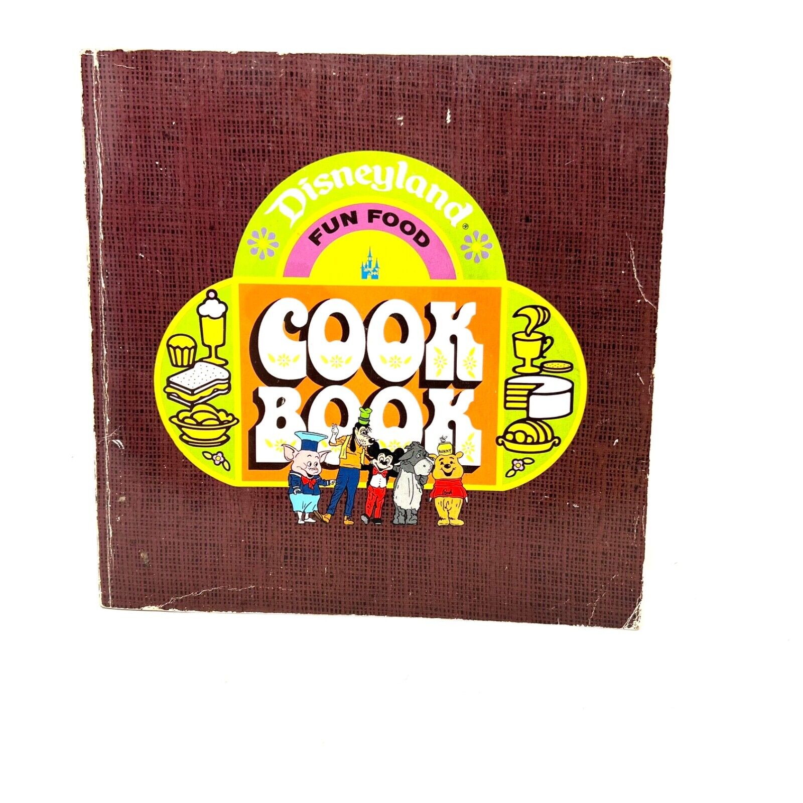 Vintage Disney 1976 RARE Disneyland Fun Food Cookbook USA 70s