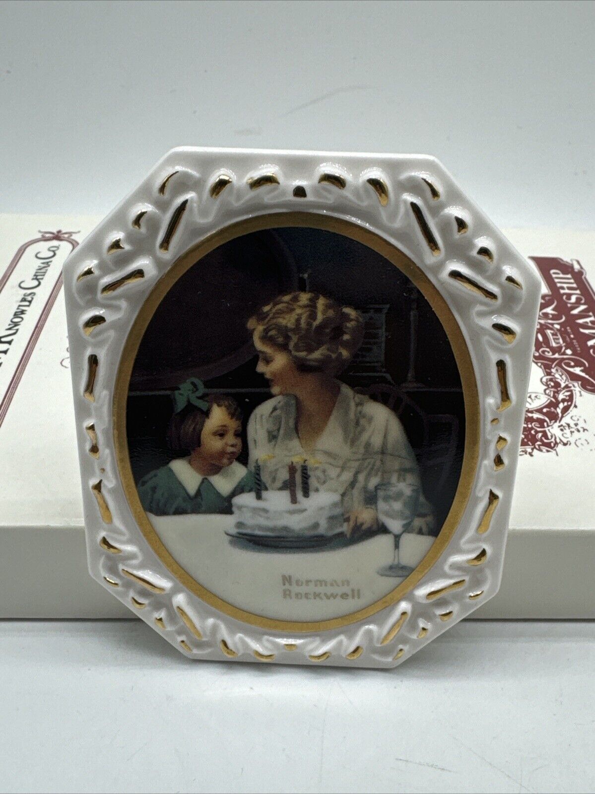 Rockwell’s Tender Moments “Make A Wish” ArtCameo Collection 1991 (#A0468)