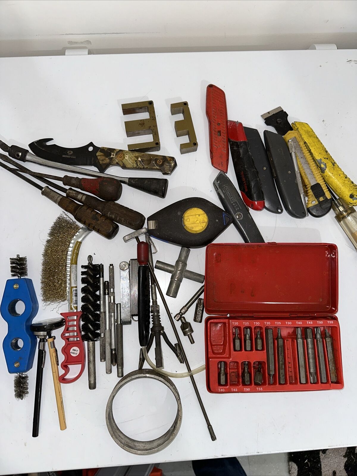 Vintage And NOT,  Misc. Tools And Pieces Lot, Rusty, Bent, Broken Missing Parts