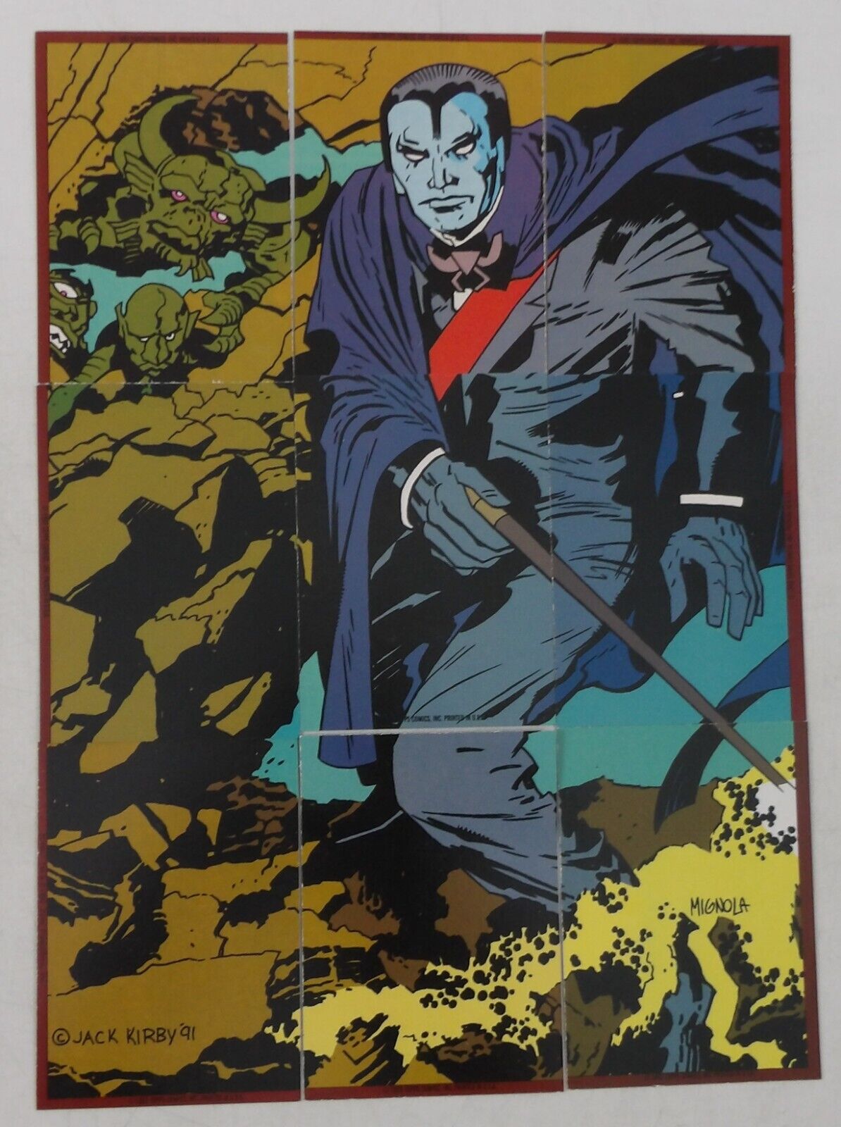 Dracula: Vlad the Impaler Puzzle Trading Card set of (9) Mike Mignola Jack Kirby