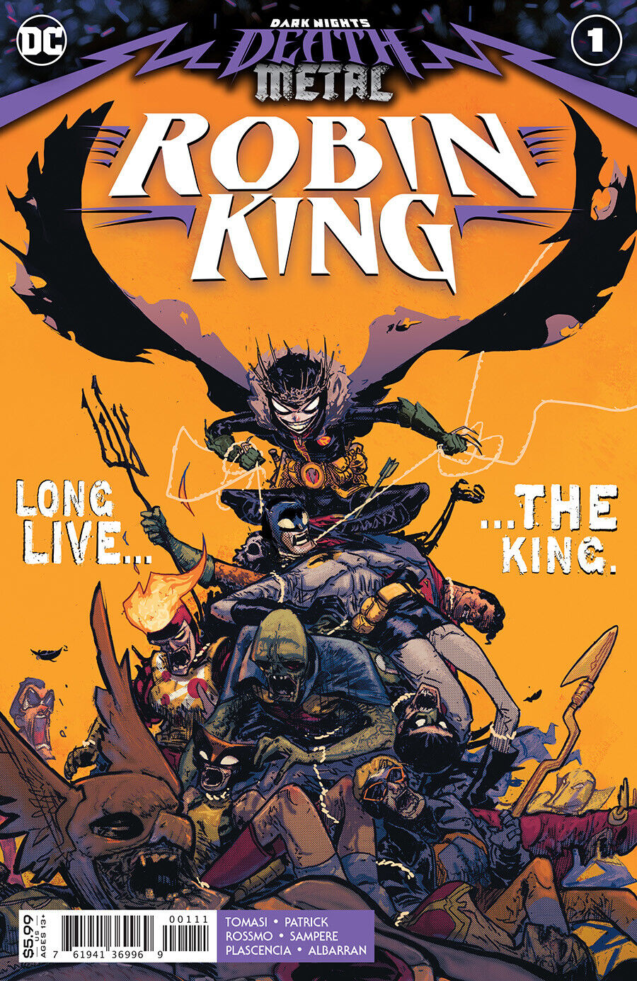 Dark Nights Death Metal Robin King #1 DC Comic 1st Print 2020 Unread NM
