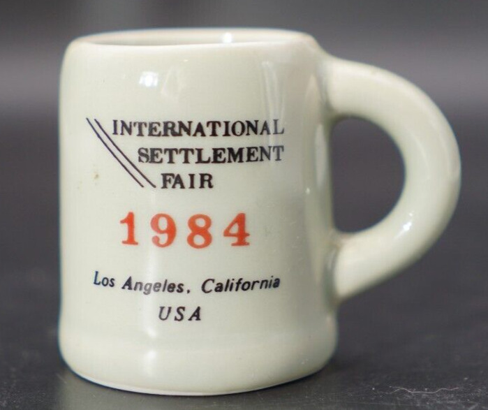 1984 International Settlement Fair, Los Angeles California, San Miguel Mini Mug