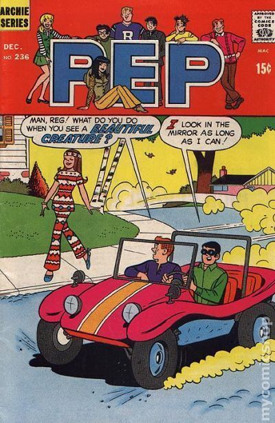 Pep Comics #236 VG/FN 5.0 1969 Stock Image Low Grade
