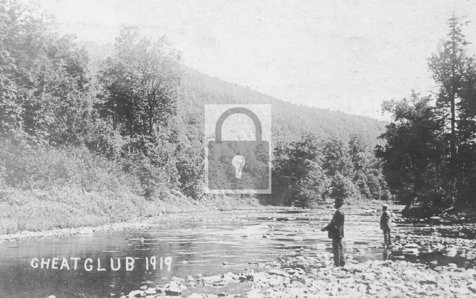 Cheat Mountain Club River Fishing Durbin West Virginia WV Reprint Postcard