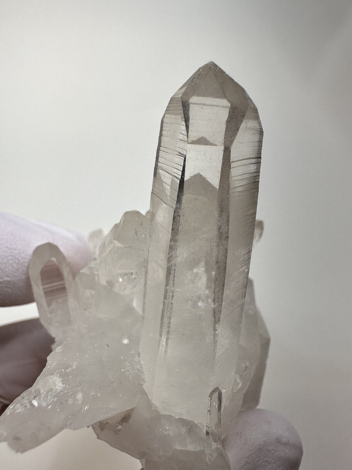 Incredible High Quality___Optical Clear Arkansas Quartz Crystal Lemurian Cluster