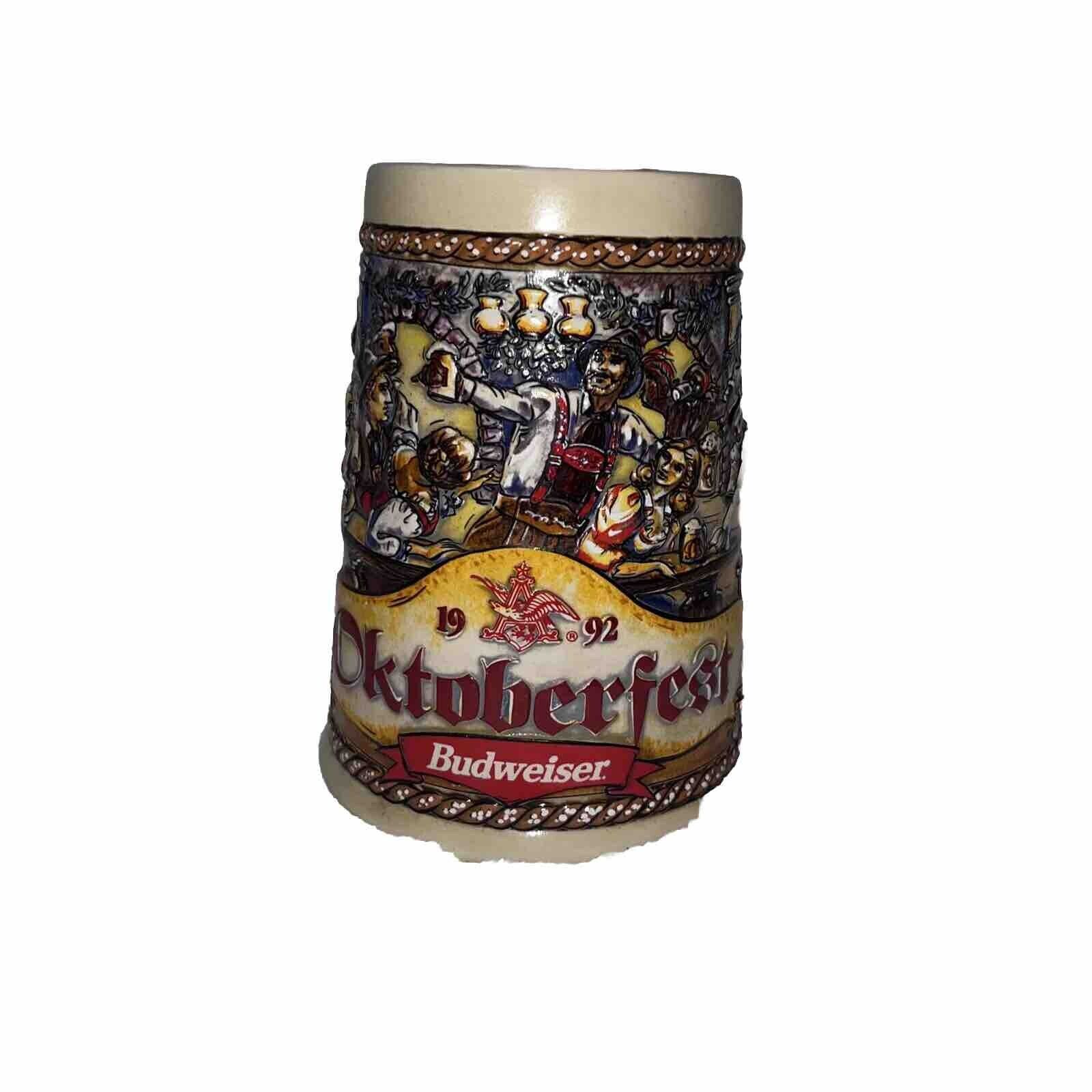 Budweiser Stein Item 01504 Oktoberfest 1992 Edition