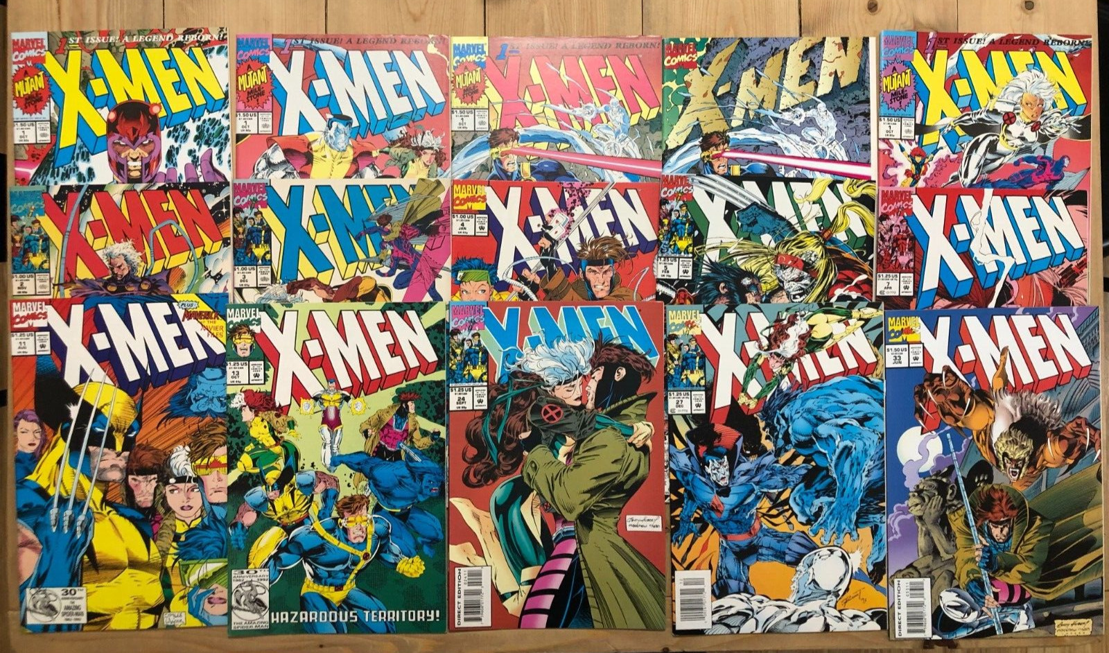 Marvel X-Men A Legend Reborn Comic Book Lot of 16(F) First App Omega Red