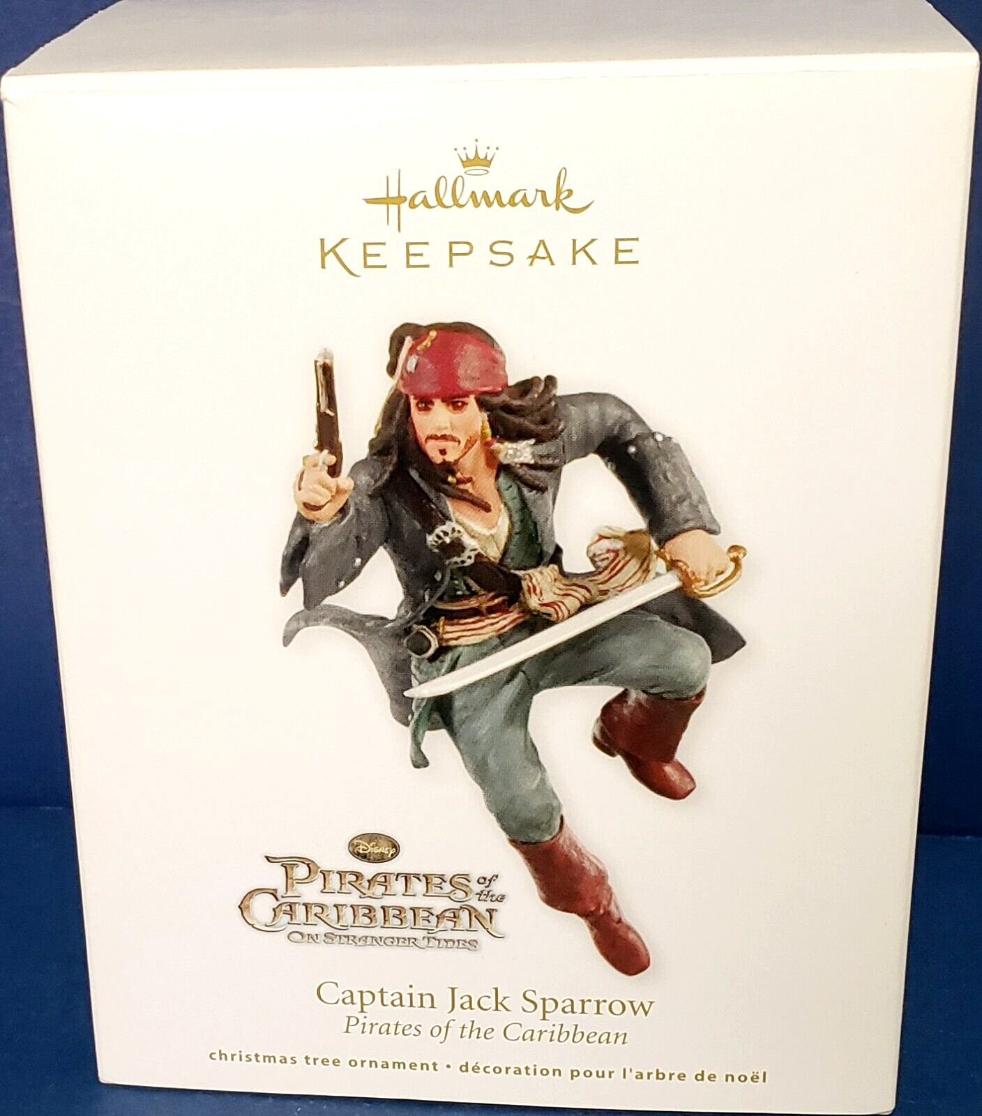 2011 Captain Jack Sparrow Hallmark Christmas Ornament