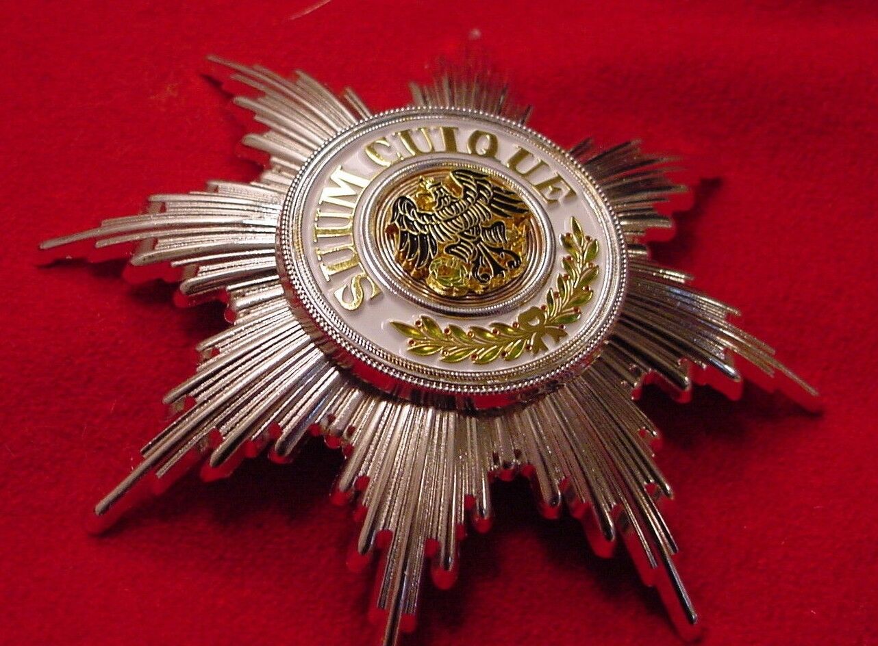 GERMAN EMPIRE PRUSSIA  MEDAL - STAR OF THE BLACK  EAGLE ORDER