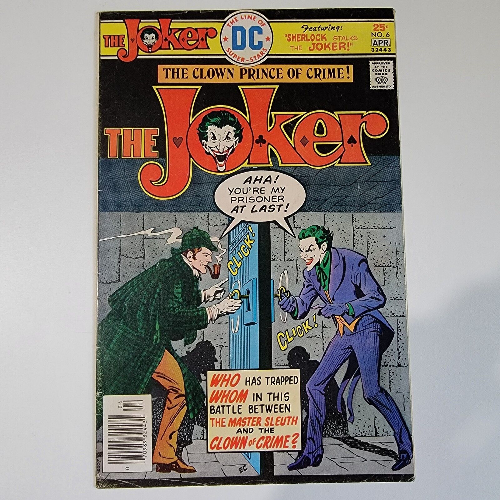Joker #6 DC Comics 1976 Joker vs. Sherlock Holmes