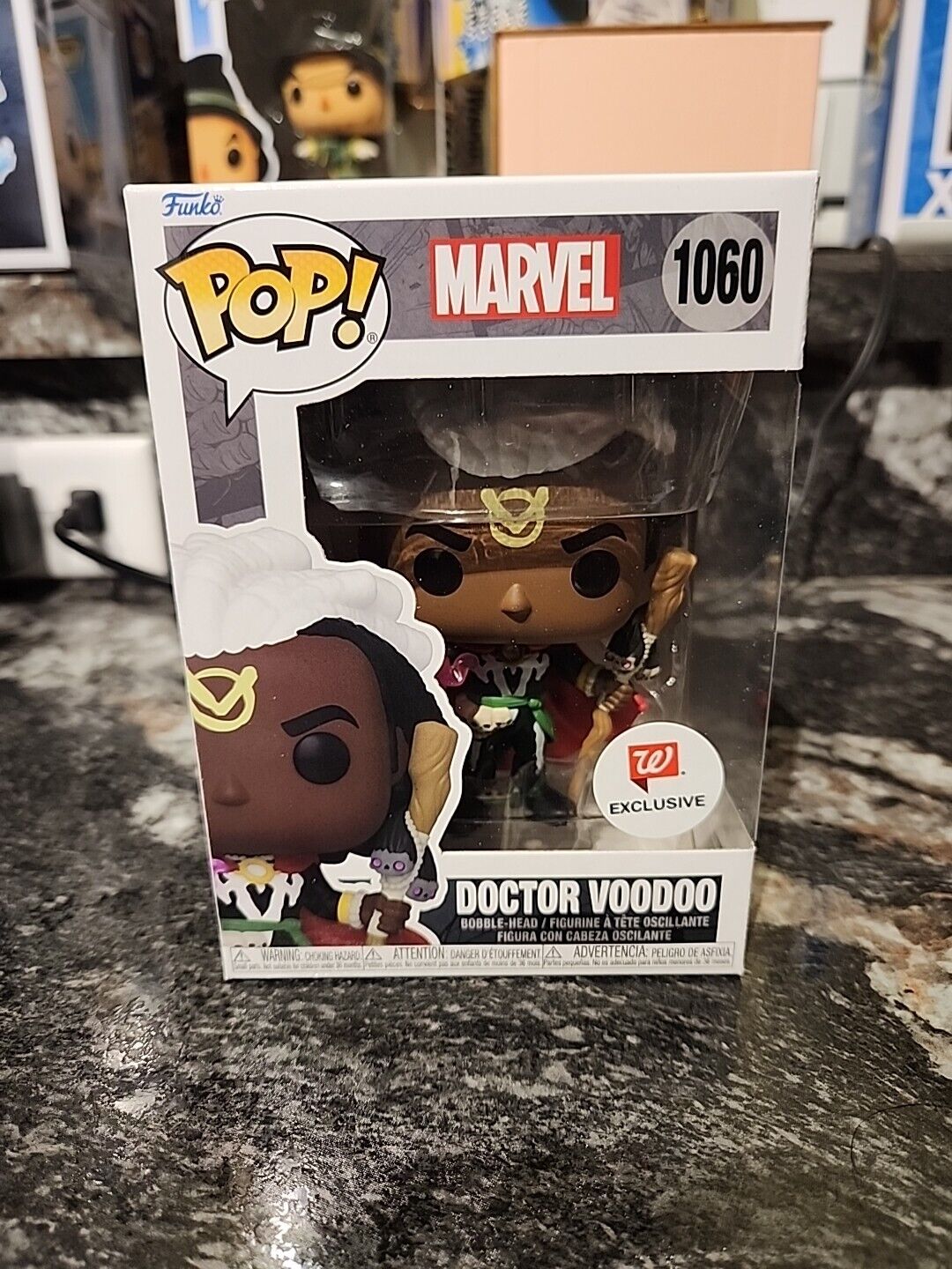 New Funk Pop Marvel Doctor Voodoo #1060 Exclusive-In Stock Mint With Protector