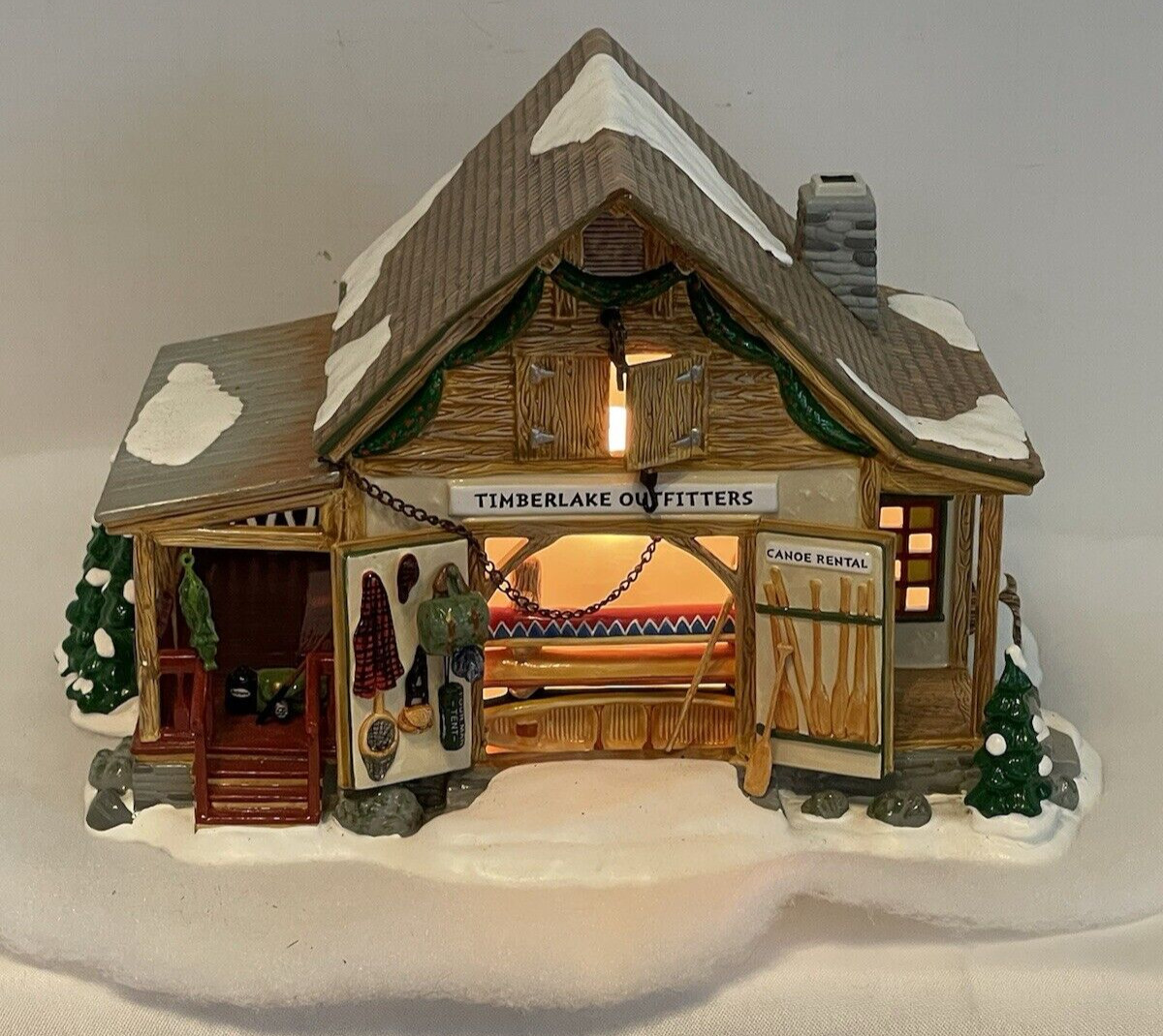 Department 56 Snow Village Timberlake Outfitters #55054