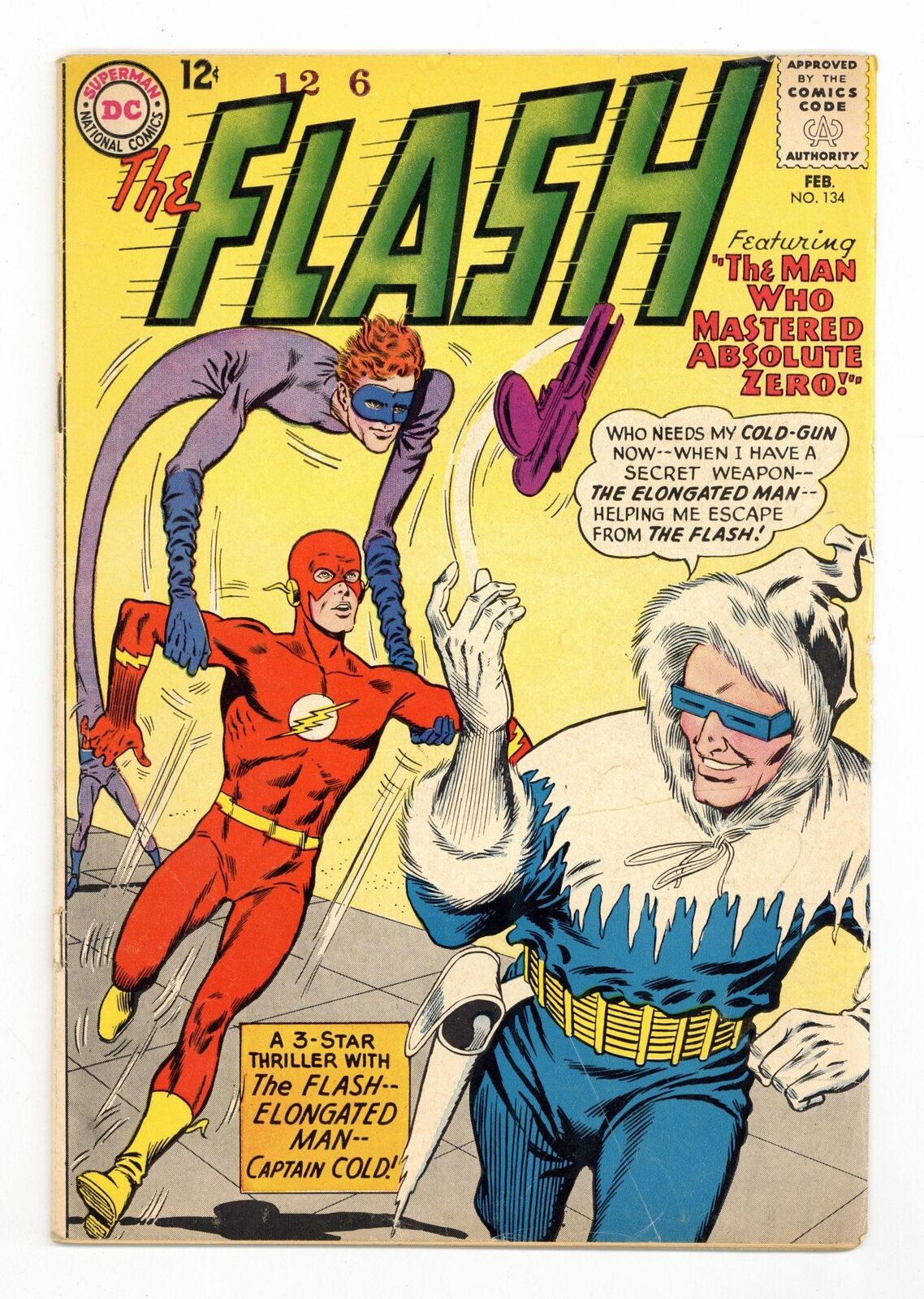 Flash #134 VG- 3.5 1963