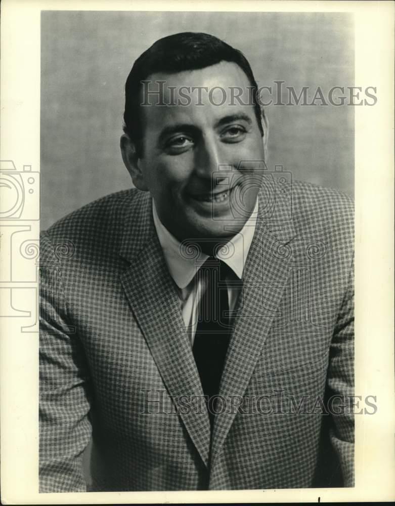 1963 Press Photo Singer Tony Bennett - hcp19452